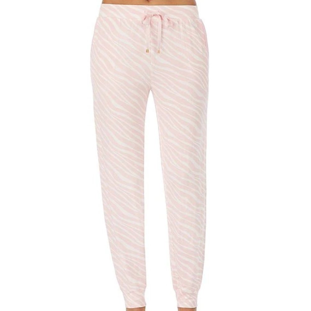 NEW Kate Spade Zebra Print French Terry Jogger PJ